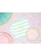20 serviettes vertes pastel motifs