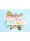 20 serviettes vertes pastel motifs