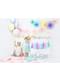 20 serviettes vertes pastel motifs