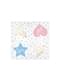 20 бели хартиени салфетки „Boy Or Girl?“ (33x33 cm) – Gender Reveal Party