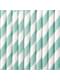 10 Sky Blue Paper Straws - Kék 1. Születésnap