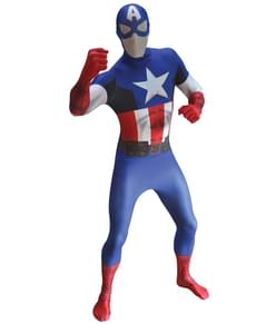Captain America Classic Costume Morphsuit Captain America Classic Costume Morphsuit