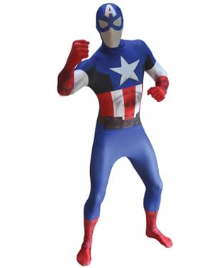 Kaptan Amerika Kostüm Morphsuit