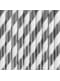 10 Papír Straws Arany Stripes - Trick or Treat Collection