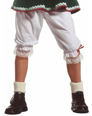 Oktoberfest Unterhose mit Spitze weiß