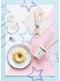 10 cannucce rosa pastello con pois bianchi di carta - Gold Bridal Shower