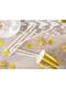 Papierstrohhalm Set 10-teilig weiß mit goldenen Sternen - Happy New Year Collection
