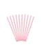 10 Pastel Pink Paper Straws