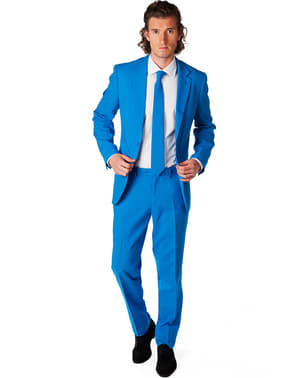 Modrý oceľový oblek - Opposuits
