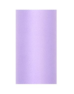 Gulung tulle dalam lilac berukuran 15cm x 9m