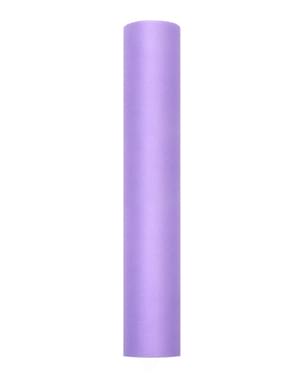 Roll of tulle in violet measuring 30cm x 9m