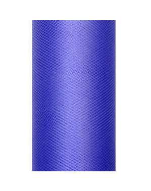 Gulung tulle berwarna biru navy berukuran 30cm x 9m