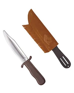 Cuchillo indio con funda