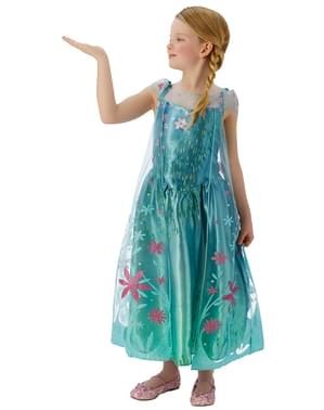 Kostium Elsa Frozen Fever dla dziewczynki