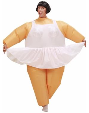 Costum de balerină gonflabilă pentru bărbat