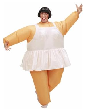 Oppblåsbar Ballerina Kostyme Mann