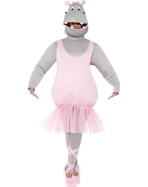 Costum de hipopotam dansator pentru adult