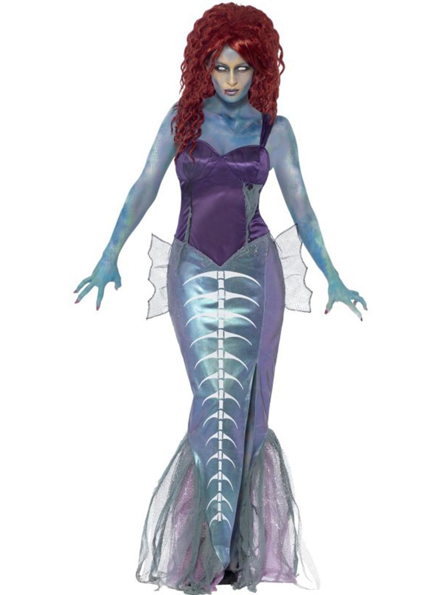 Costume Da Sirena Zombie Donna Consegna Express Funidelia