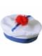 Cappello bianco da marinaio francese