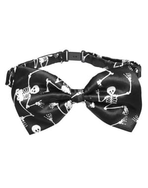 Bowtie with Skull and Skeletons