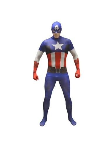 Disfraz de Capitán América clásico Morphsuit