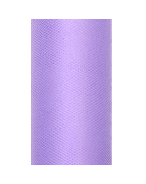 Gulung tulle berwarna ungu berukuran 50cm x 9m