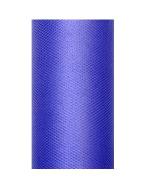 Gulung tulle berwarna biru navy berukuran 50cm x 9m