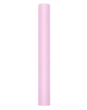 Gulung tulle berwarna merah muda pucat berukuran 50cm x 9m