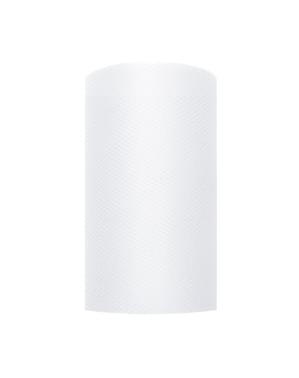 Gulung tulle putih berukuran 8cm x 20m