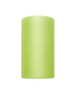 Rouleau de tulle vert clair de 8cm x 20m