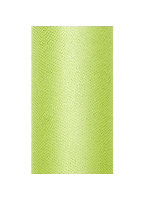 Rouleau de tulle vert clair de 8cm x 20m