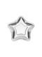 6 platos plateados con forma de estrella de papel (18 cm) - New Year’s Eve & Carnival