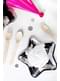 6 Star-Shaped Silver Paper Plate (18 cm) - New Year’s Eve & Carnival