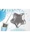 6 platos plateados con forma de estrella de papel (18 cm) - New Year’s Eve & Carnival