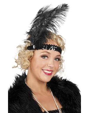 Fascia per capelli Anni '20 donna