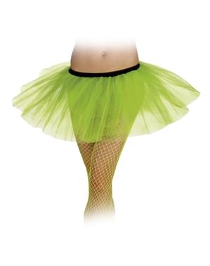 Neongrønt balletskørt til kvinder