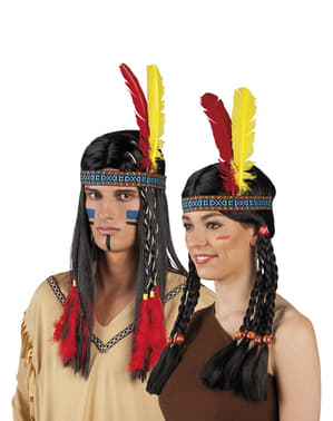 Unisex kabile Kızılderili headdress