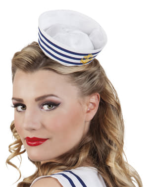 Γυναικείο μικρό καπέλο ναυτικού