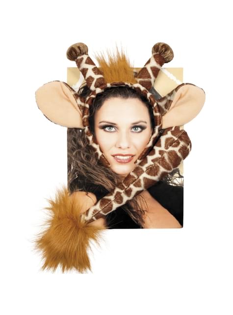 Set accessori giraffa donna. Consegna express