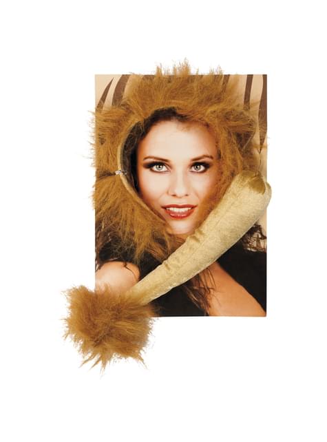 Accessoires set leeuw voor vrouwen