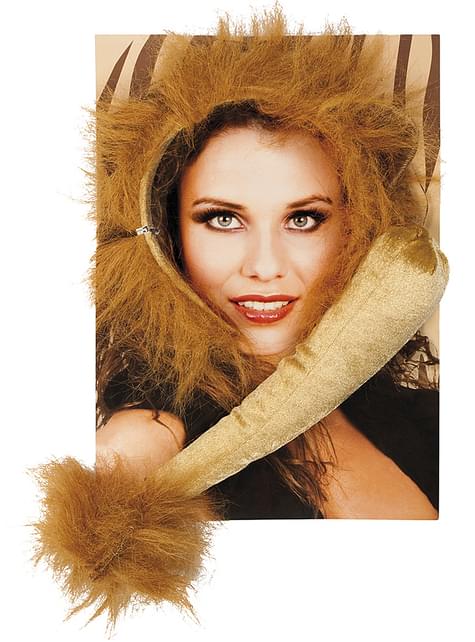 Accessoires set leeuw voor vrouwen