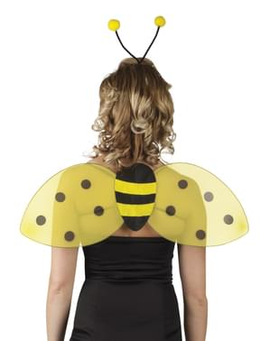 Kit ailes et serre-tête abeille femme