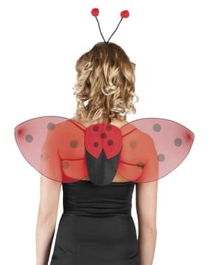 Kit ailes et diadème de coccinelle pour femme