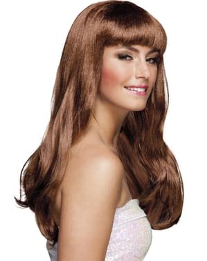 Womens coklat Chique wig