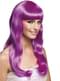 Chique Perücke lila für Damen