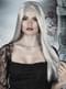 Womens grey witch wig