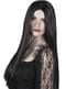 Womens black witch wig