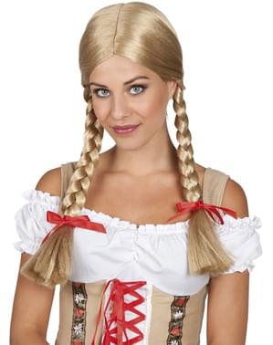 Perruque Heidi blonde femme