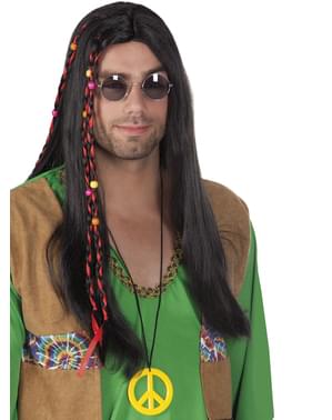 Peruka hippie męska