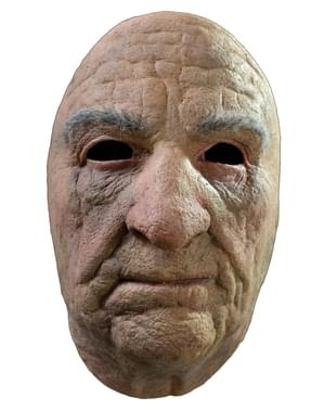 Yaşlı kişi yüz maskesi